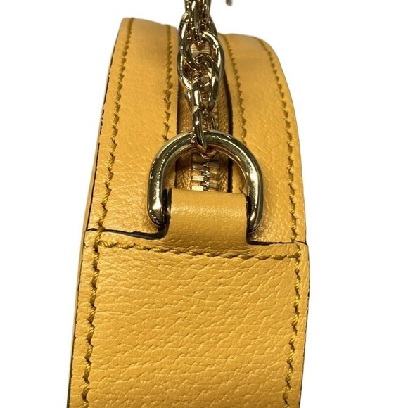 Auth GUCCI Ophidia/Flora 550618 Dark Brown Yellow Multi PVC Leather Shoulder Bag - Picture 8 of 13